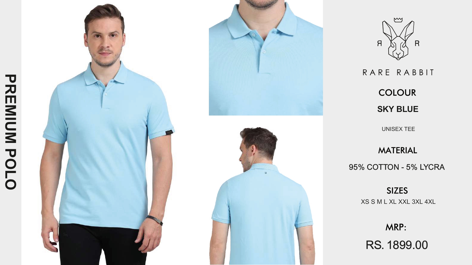 RARE RABBIT Premium Polo