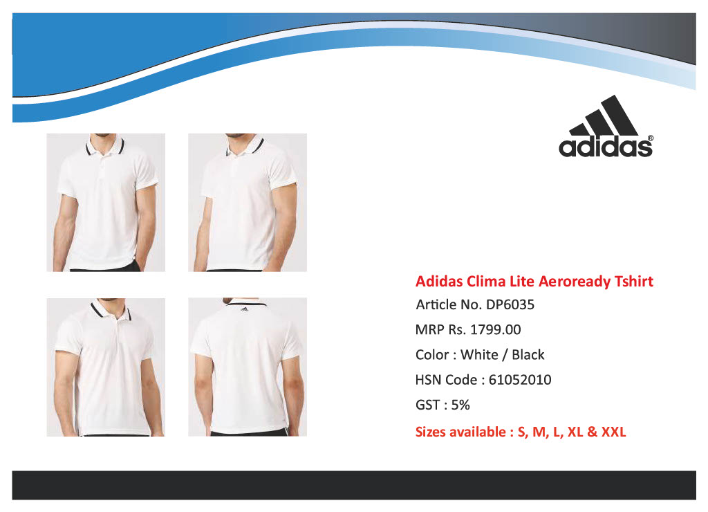 Adidas Clima Lite Aeroready Tshirt series DN, DP, FJ