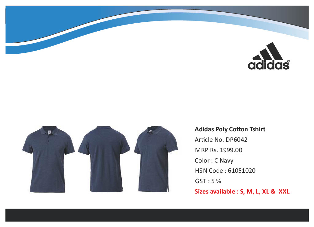 Adidas Poly Cotton Tshirt