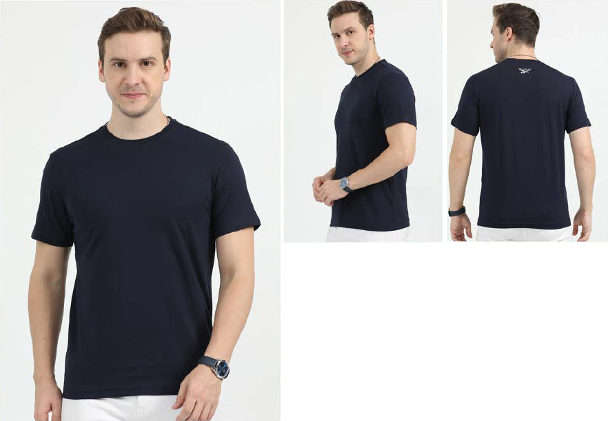 Reebok T-Shirt Round Cotton Spandex