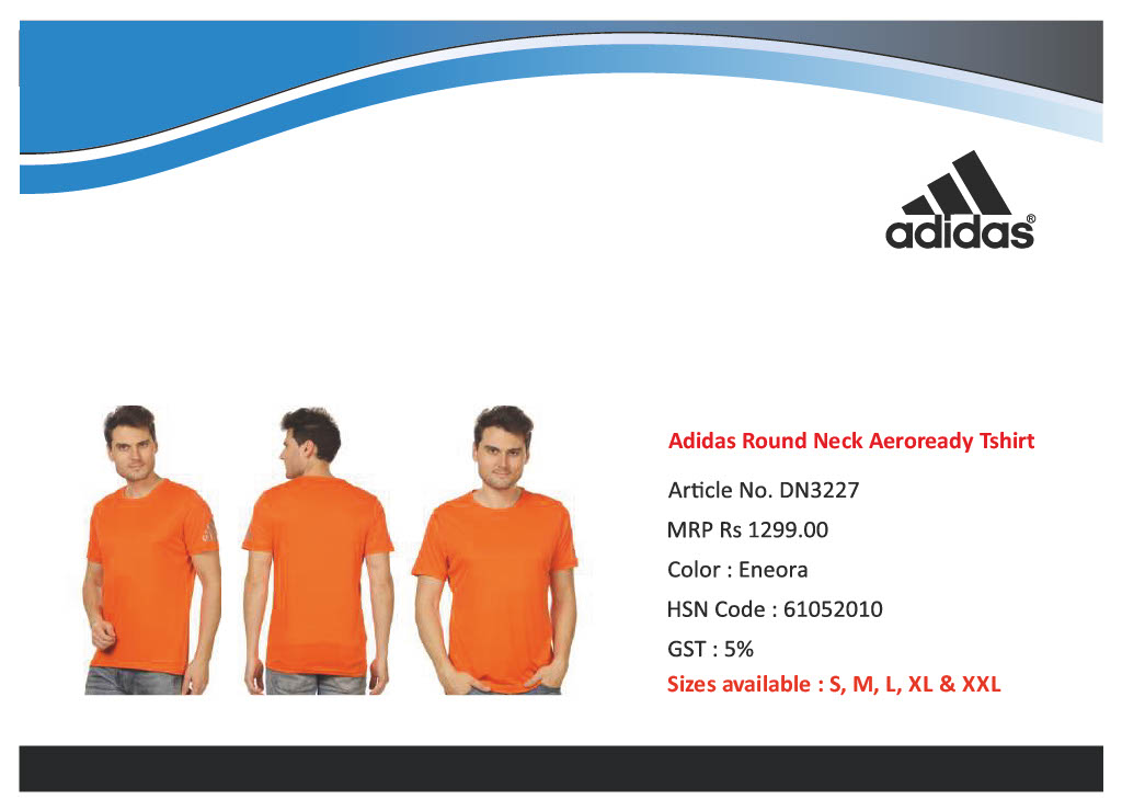 Adidas Round Neck Aeroready Tshirt