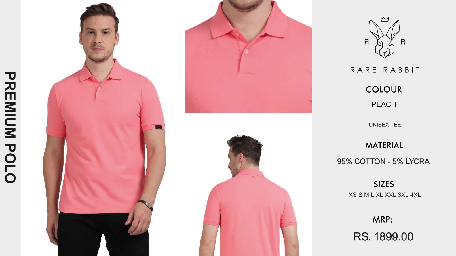 RARE RABBIT Premium Polo