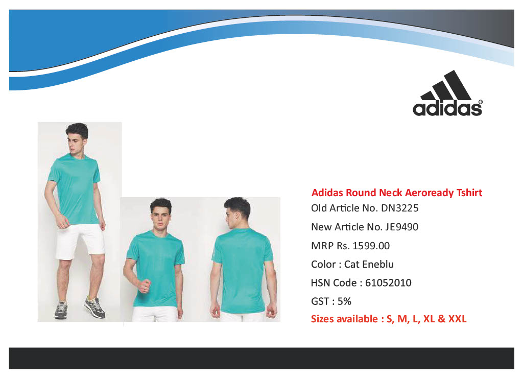 Adidas Round Neck Aeroready Tshirt
