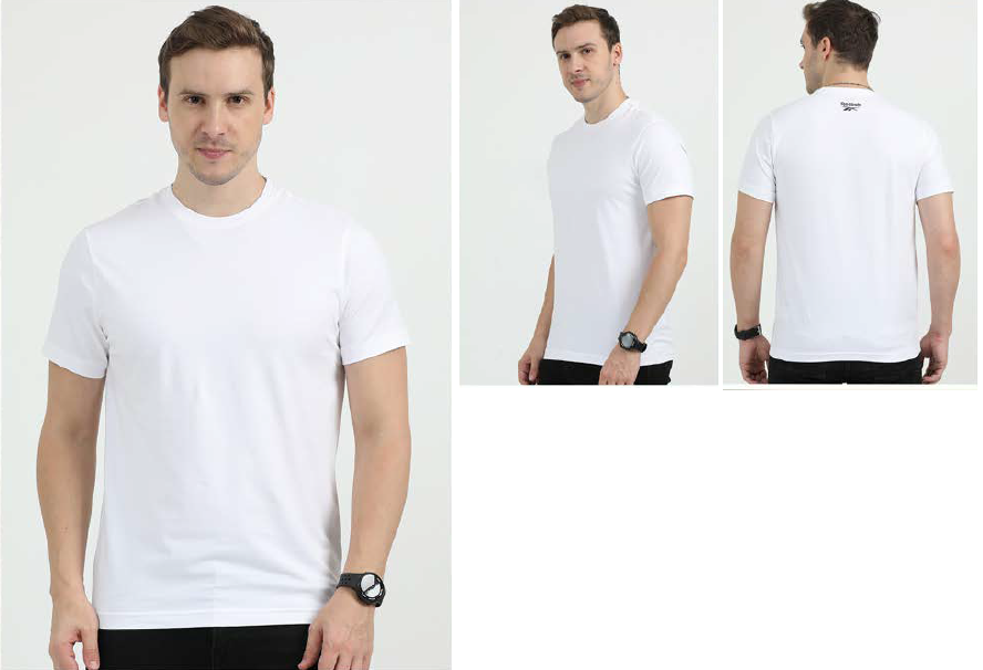 Reebok T-Shirt Round Cotton Spandex