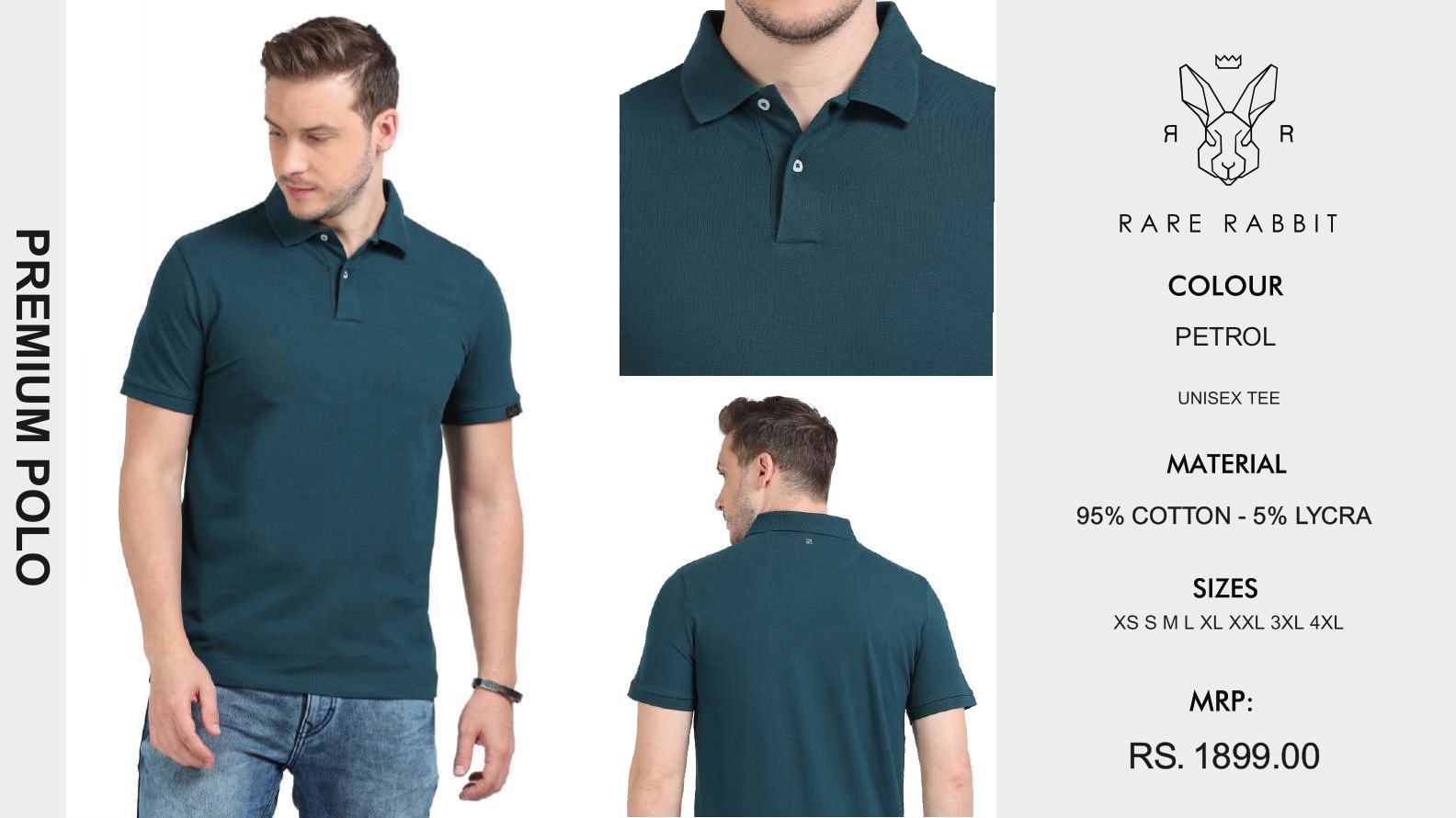 RARE RABBIT Premium Polo