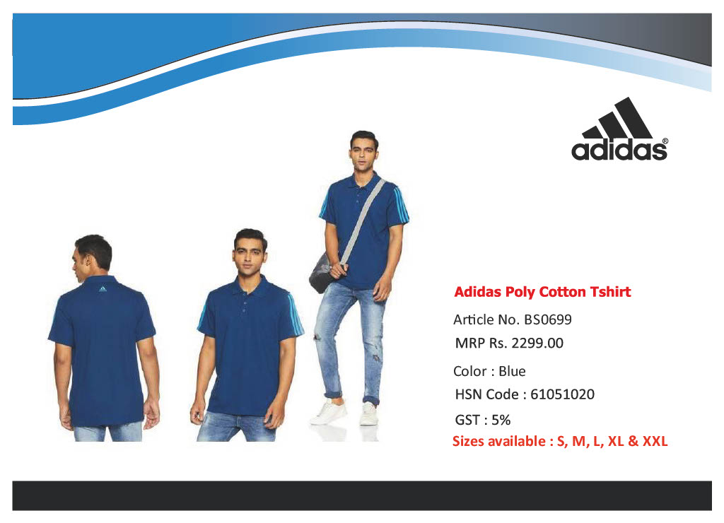 Adidas Poly Cotton Tshirt