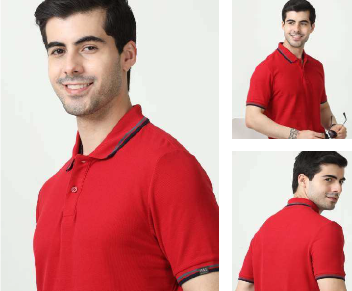 Marks & Spencers Tipping Polo T-shirts