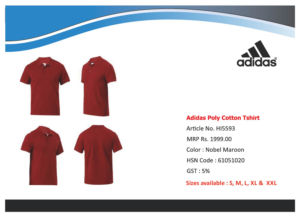 Adidas Poly Cotton Tshirt