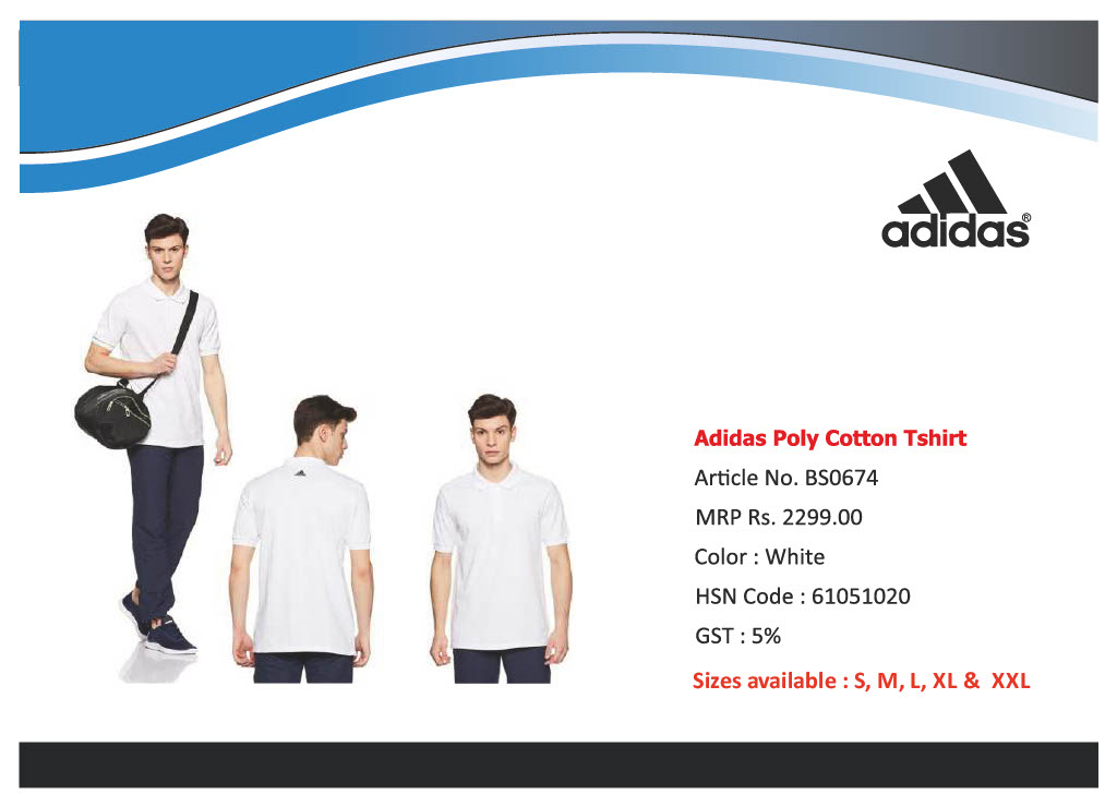 Adidas Poly Cotton Tshirt