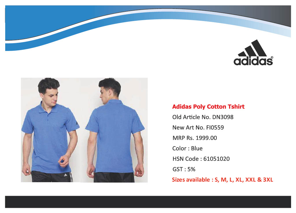 Adidas Poly Cotton Tshirt