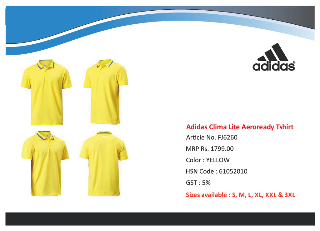 Adidas Clima Lite Aeroready Tshirt series DN, DP, FJ