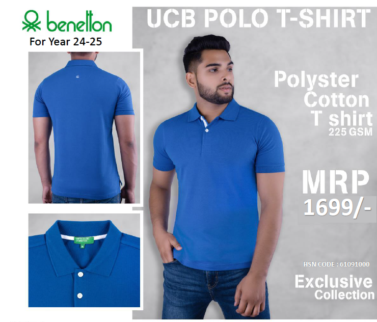 UCB Polo Polyester Cotton T-Shirt