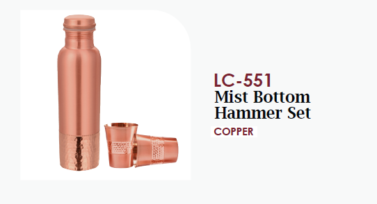 La Coppera - Bottle with Glass