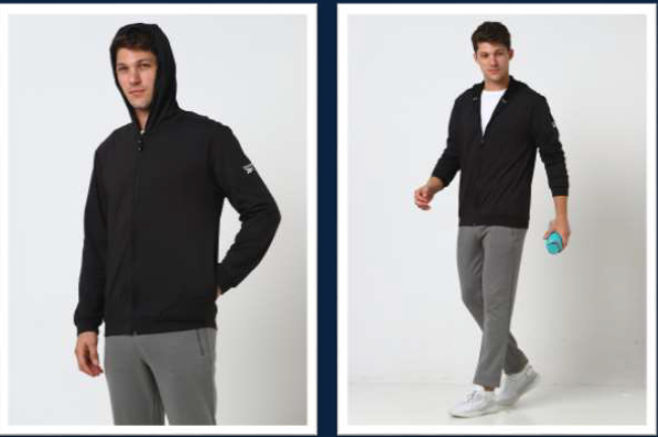 Reebok Interlock Poly Spandex Hoody Jacket