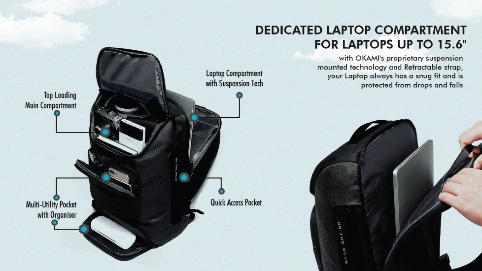 Okami Nomad Laptop Backpack