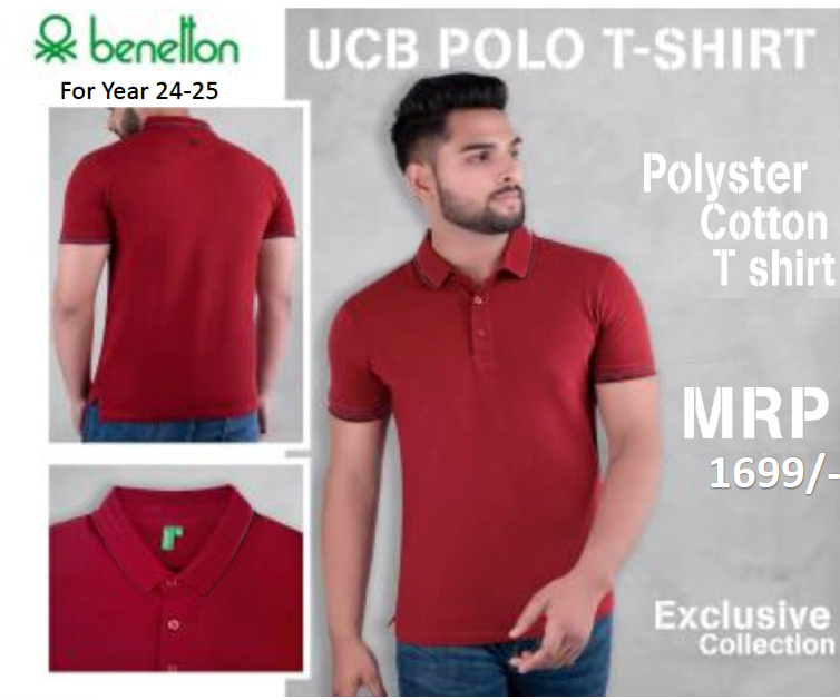 UCB Polo Polyester Cotton T-Shirt