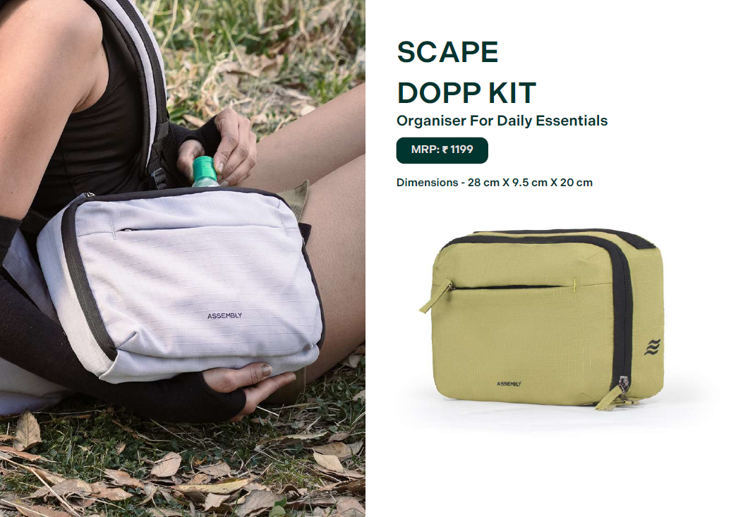 SCAPE DOPP KIT Organiser For Daily Essentials