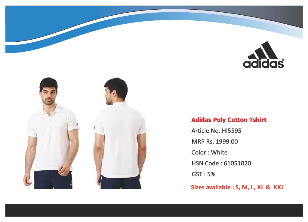 Adidas Poly Cotton Tshirt