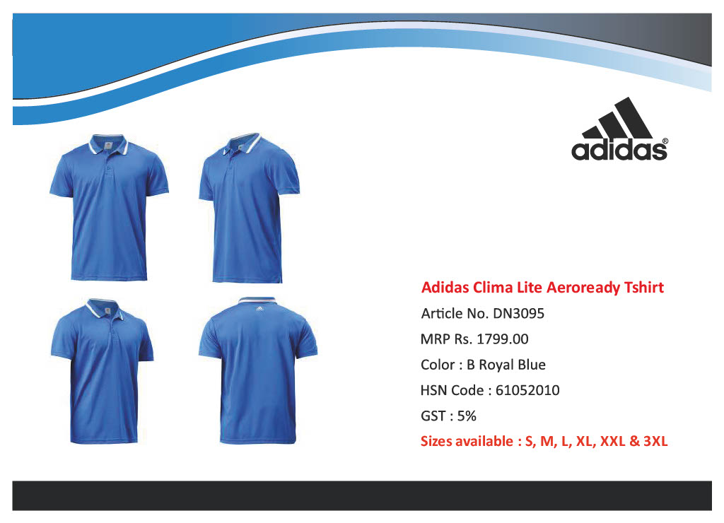 Adidas Clima Lite Aeroready Tshirt series DN, DP, FJ