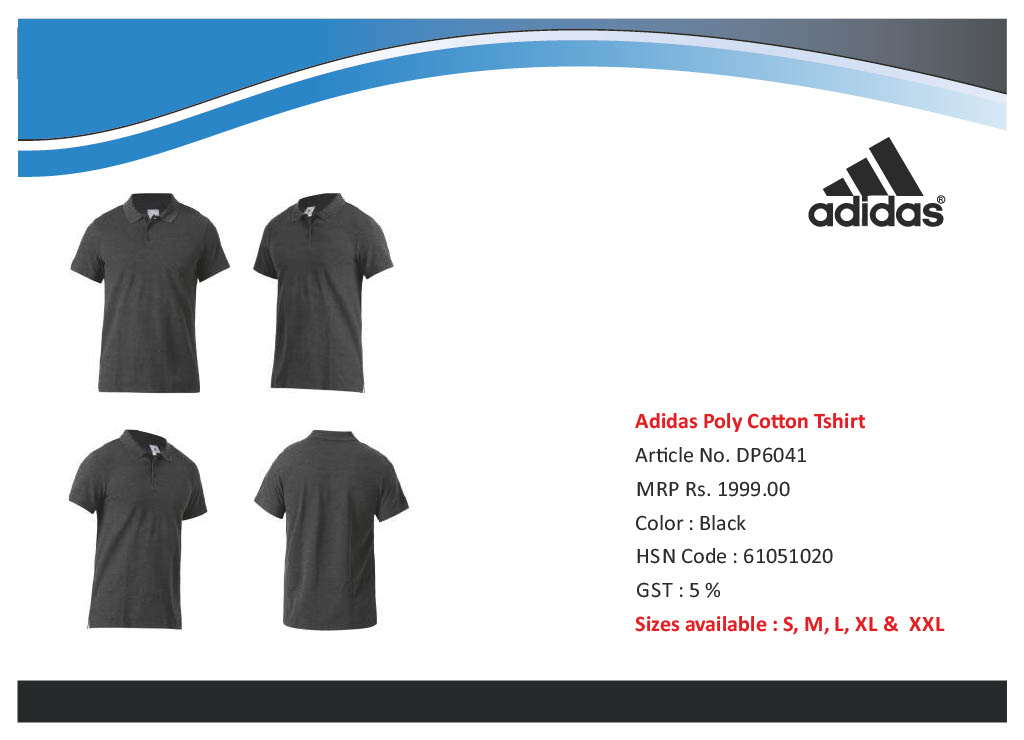 Adidas Poly Cotton Tshirt