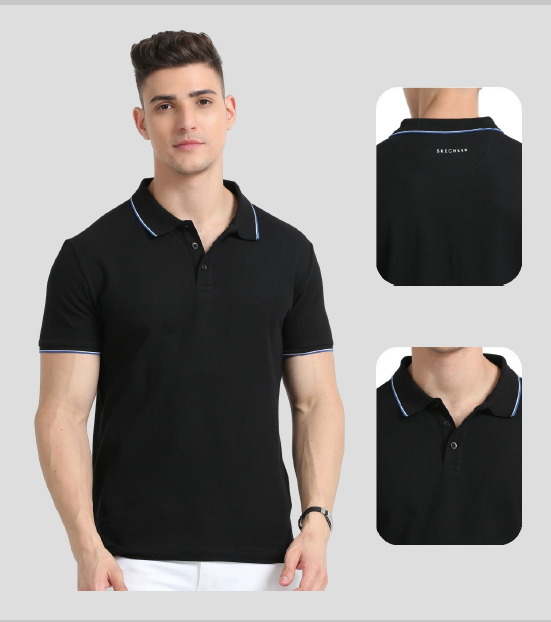 Skechers Polo Cotton T-Shirts