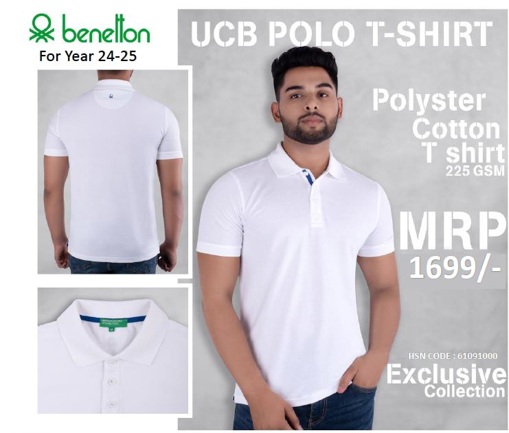 UCB Polo Polyester Cotton T-Shirt