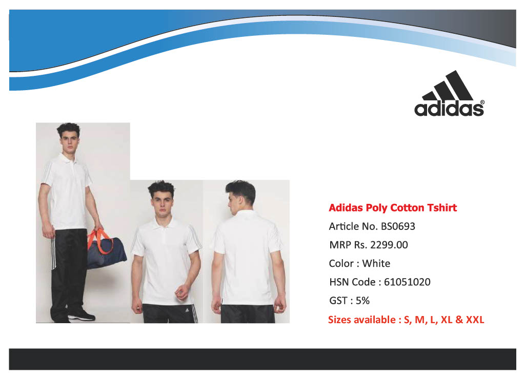 Adidas Poly Cotton Tshirt