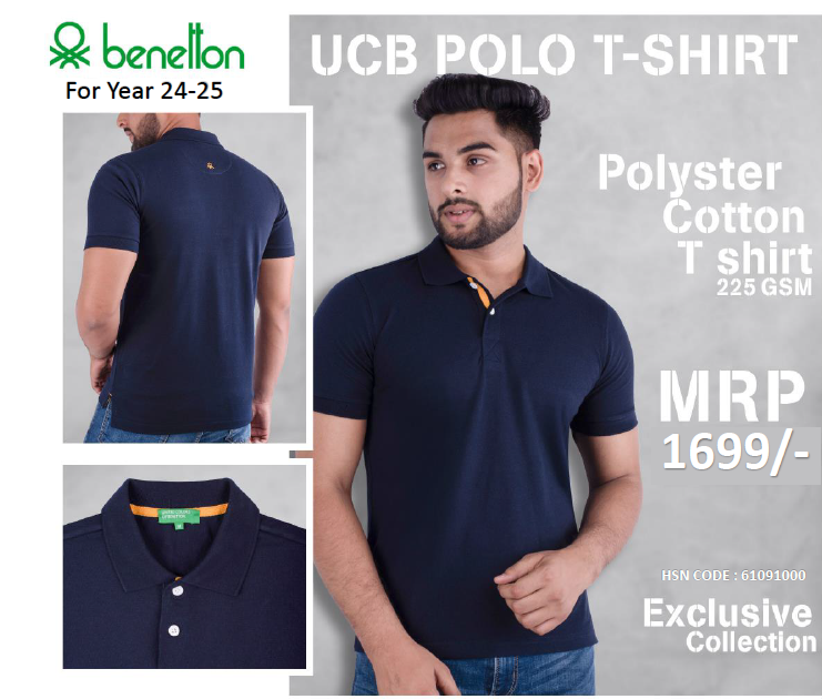 UCB Polo Polyester Cotton T-Shirt