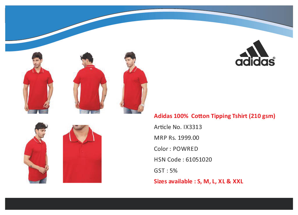 Adidas Tipping Tshirt