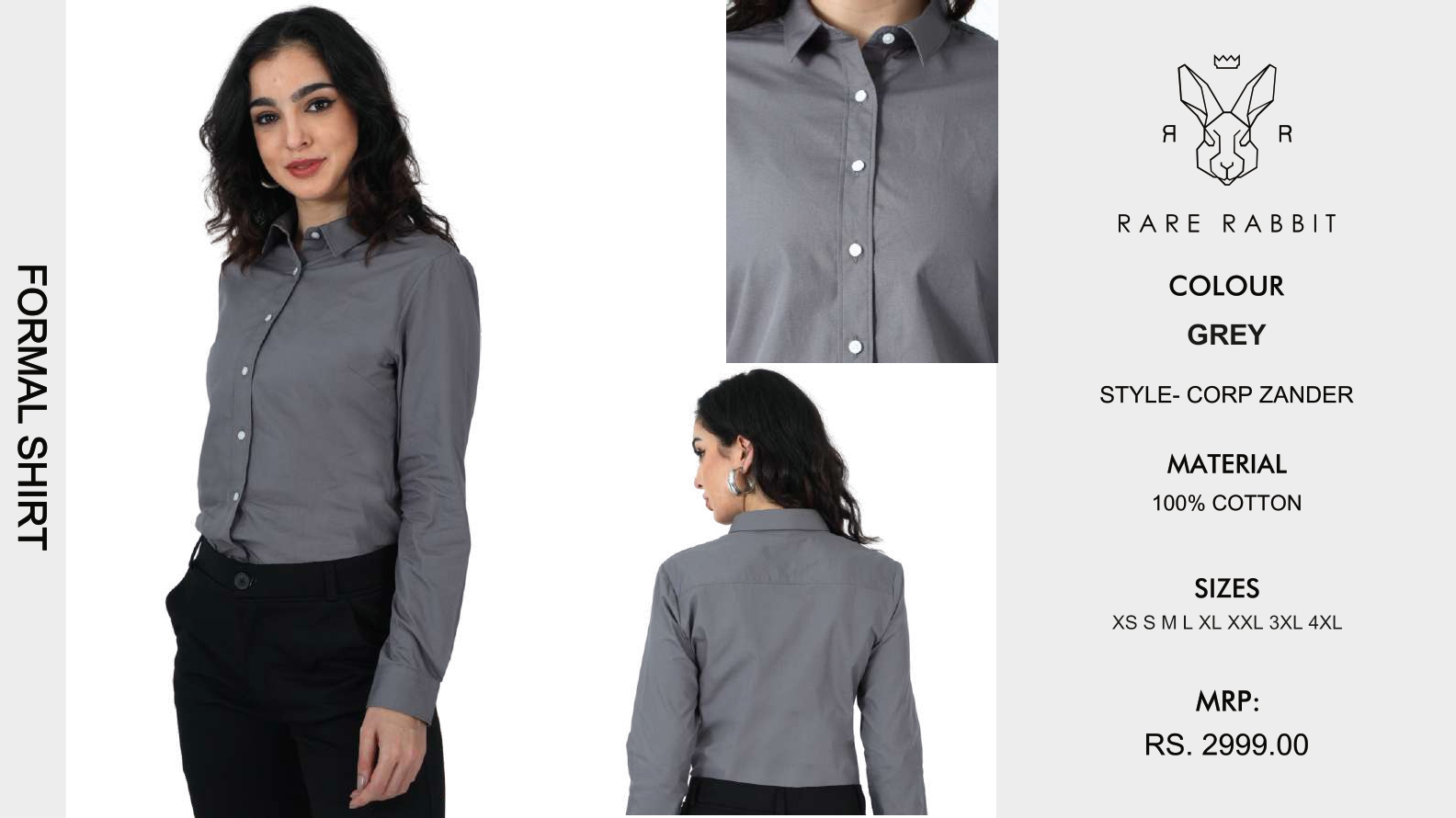 RARE RABBIT Formal Shirt