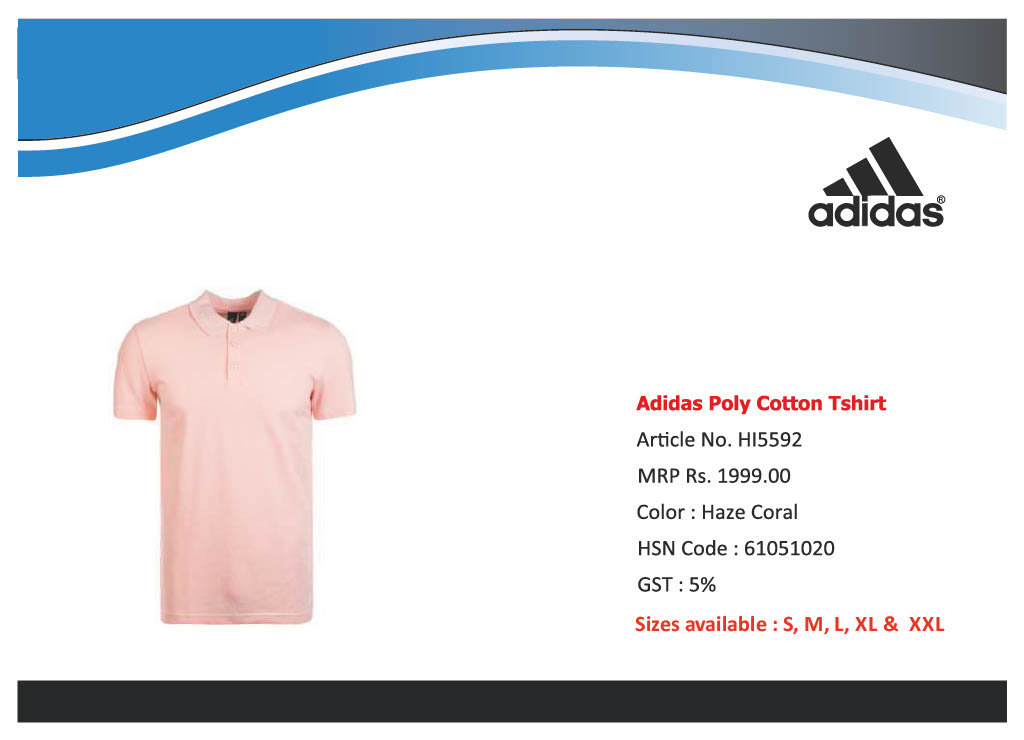 Adidas Poly Cotton Tshirt