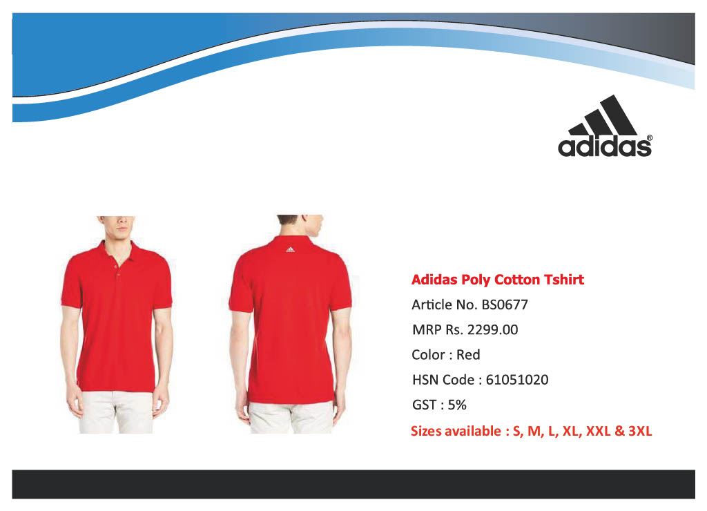 Adidas Poly Cotton Tshirt