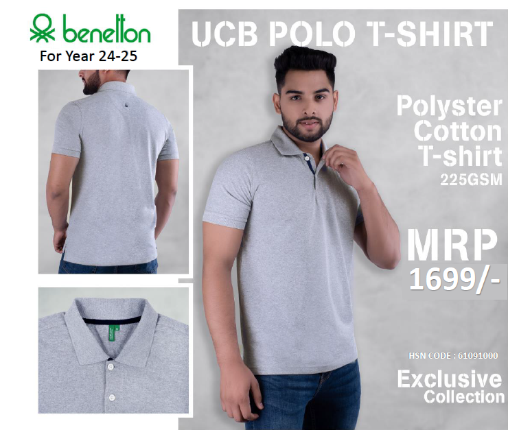 UCB Polo Polyester Cotton T-Shirt